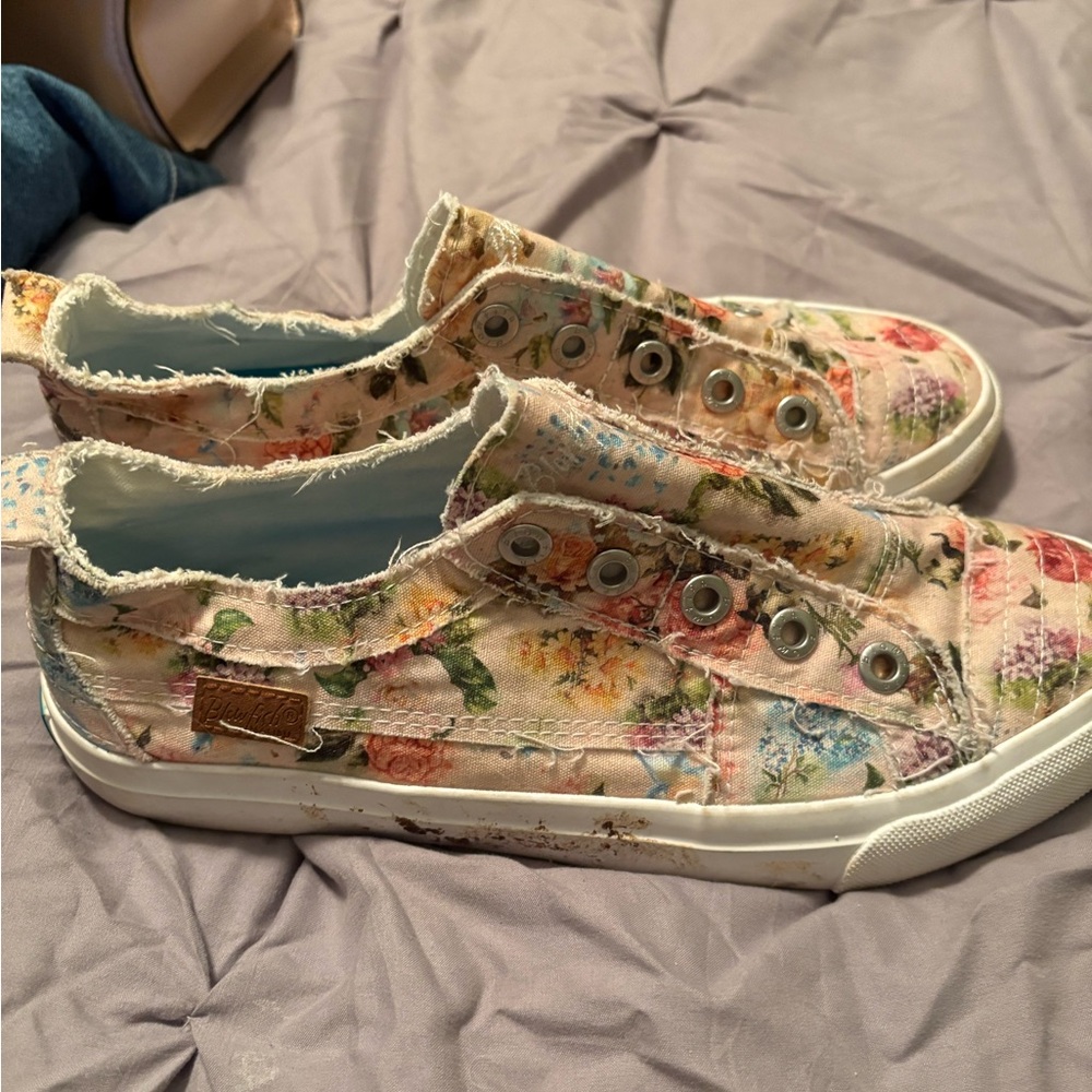 Blowfish Floral Canvas Flats